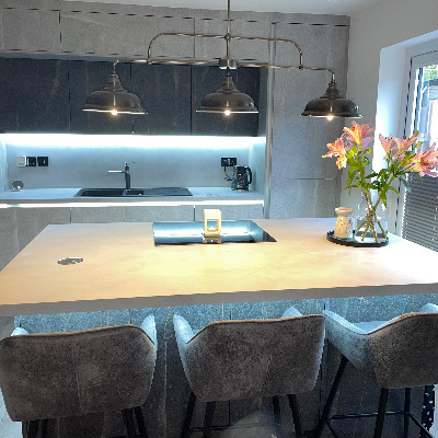 PIATTO PLUS (LIGHT GREY CANDELA MARBLE, ANTHRACITE CANDELA MARBLE)