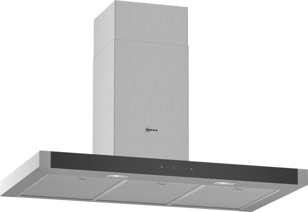 NEFF 90CM BOX DESIGN HOOD S/S WITH BLACK PANEL