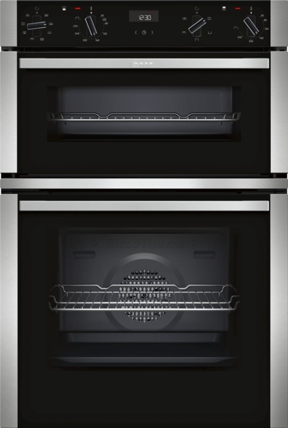 N50 NEFF BUILT IN DOUBLE BLACK WITH SS TRIM