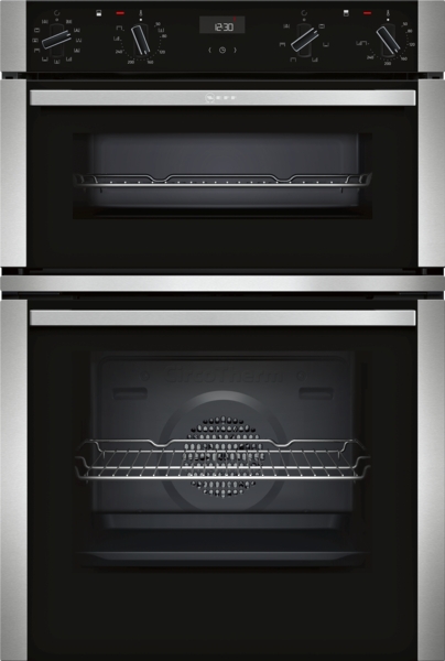 N50 NEFF DOUBLE OVEN BLACK WITH SS TRIM