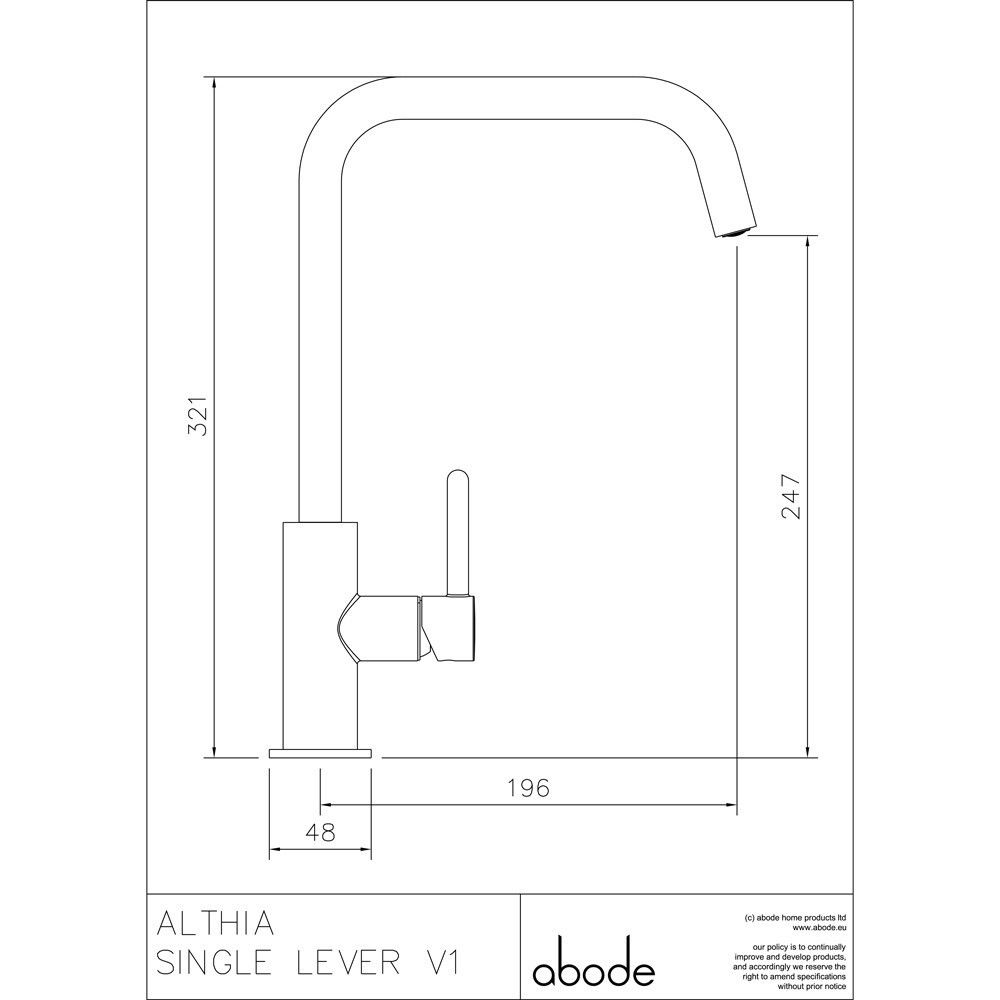 ABODE ALTHEA COPPER TAP