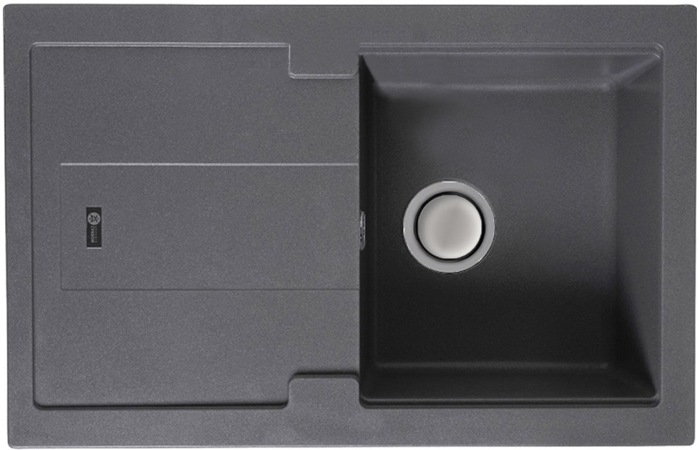 CARRON BALI 100 SINGLE BOWL GRANITE SINK - STONE GREY