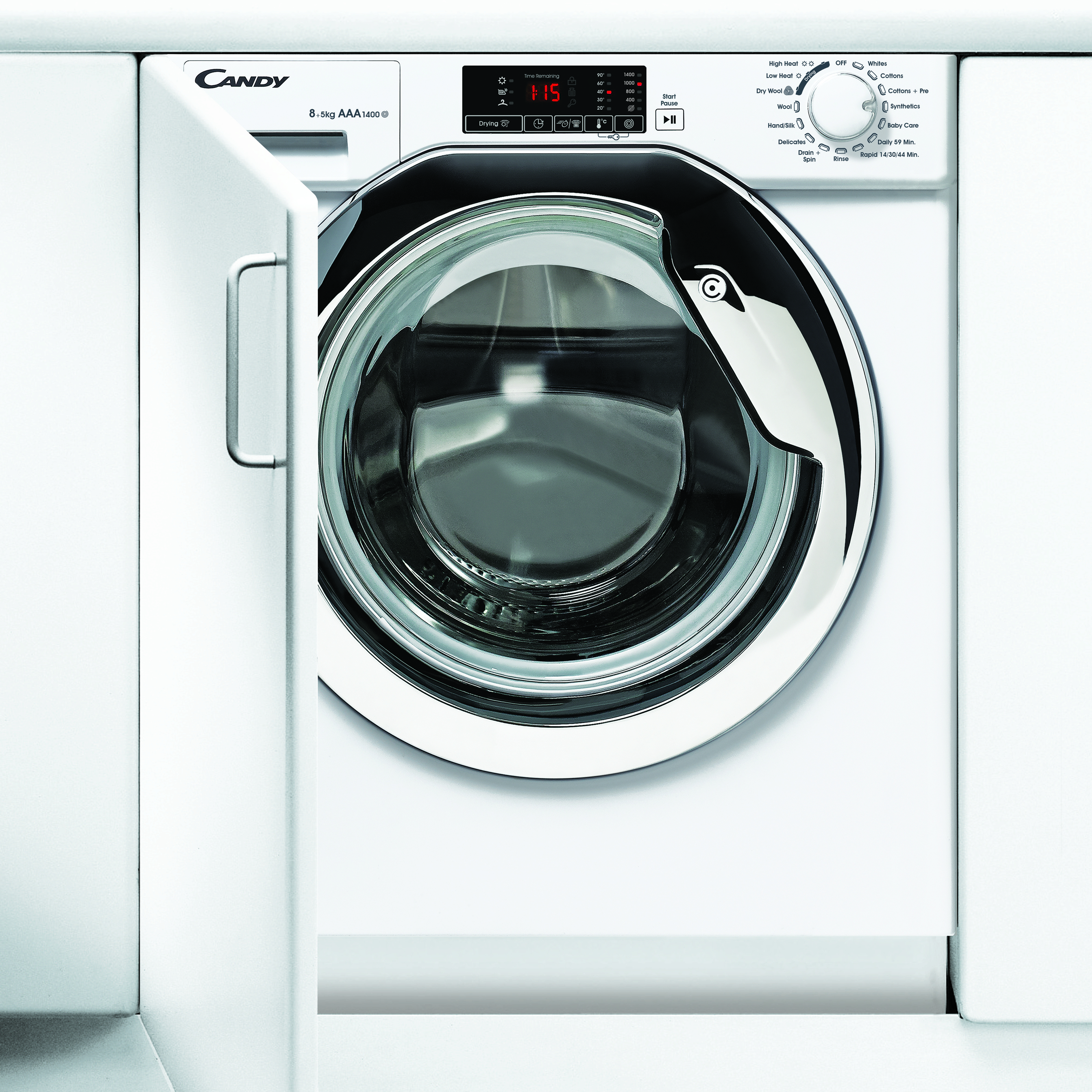 CANDY INTEGRATED WASHER DRYER 8KG WASH 5KG DRY