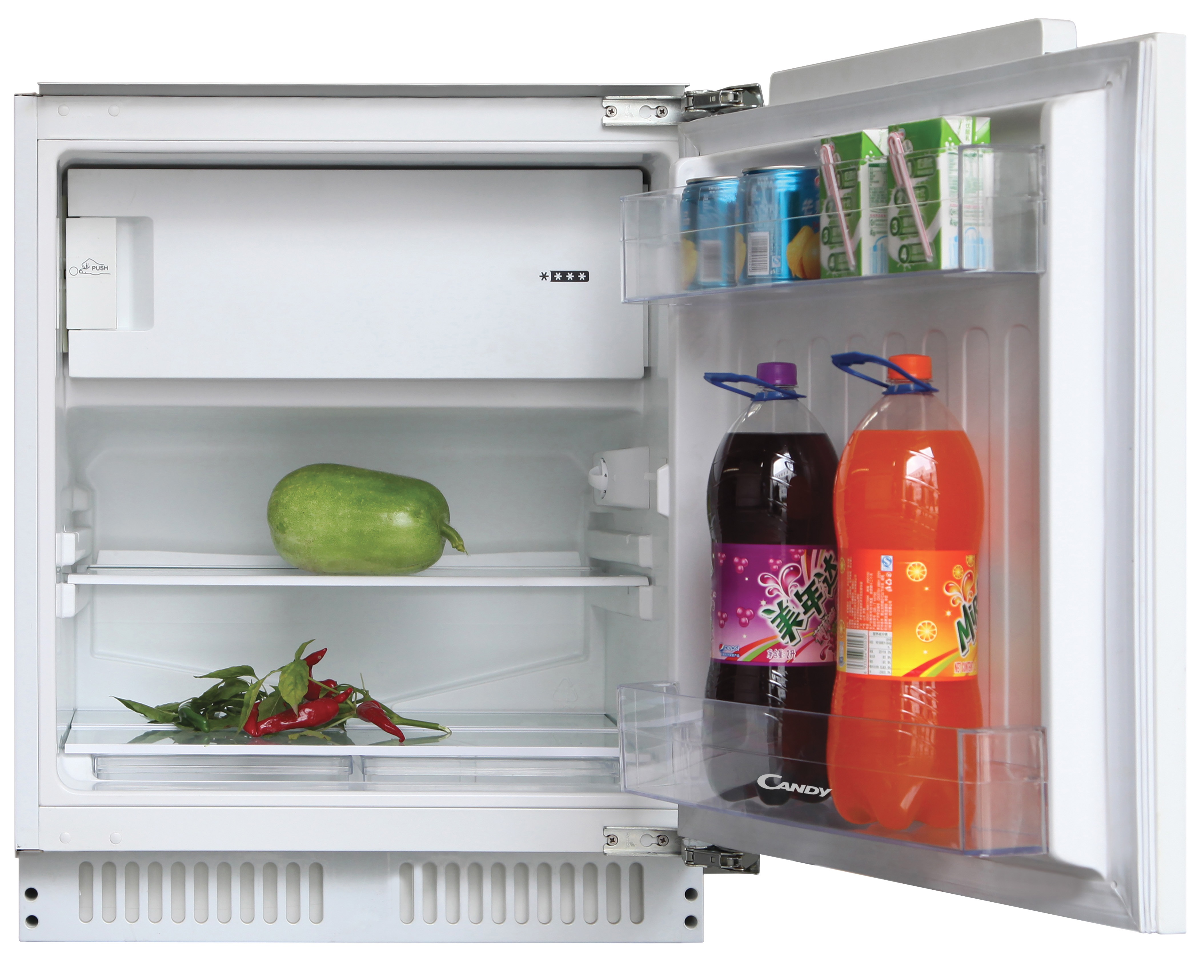 CANDY BUILT UNDER FRIDGE WTH ICE BOX