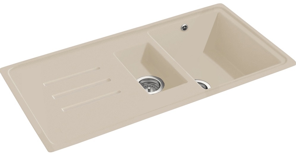 CARRON DEBUT 150 1.5 BOWL GRANITE SINK CHAMPAGNE