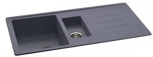 CARRON DEBUT150 1.5 BOWL GRANITE SINK STONE GREY