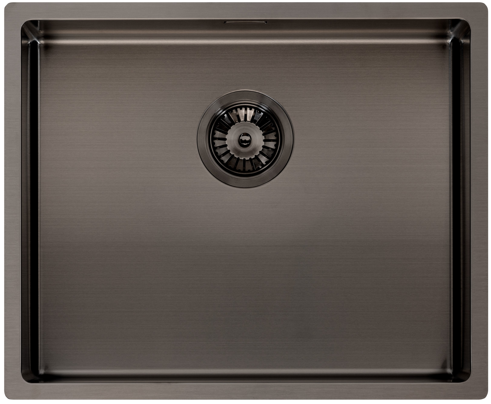 MIAMI 50 SINGLE BOWL SINK - GUNMETAL EFFECT