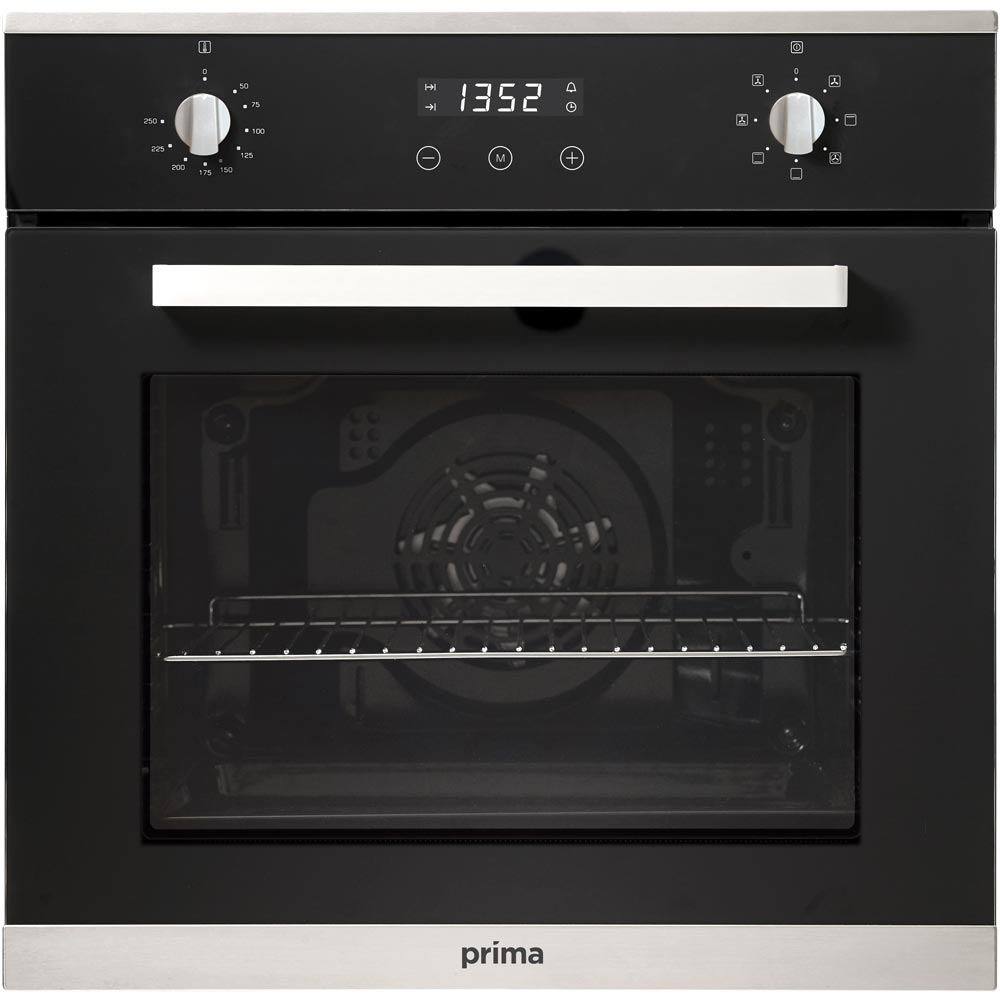 PRIMA BUILT IN SINGLE ELECTRIC FAN OVEN S/S