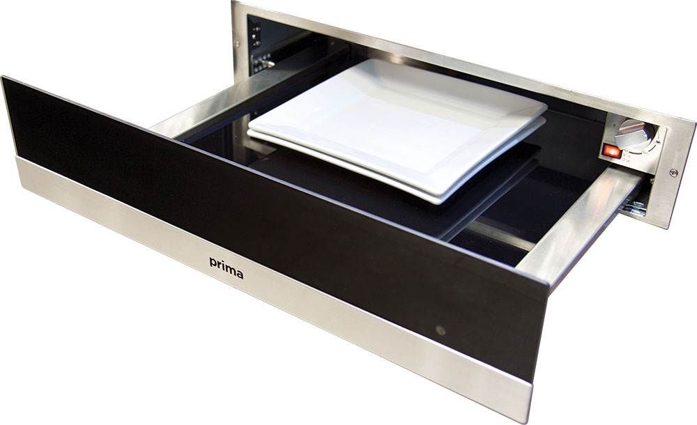 PRIMA 15CM WARMING DRAWER BLACK