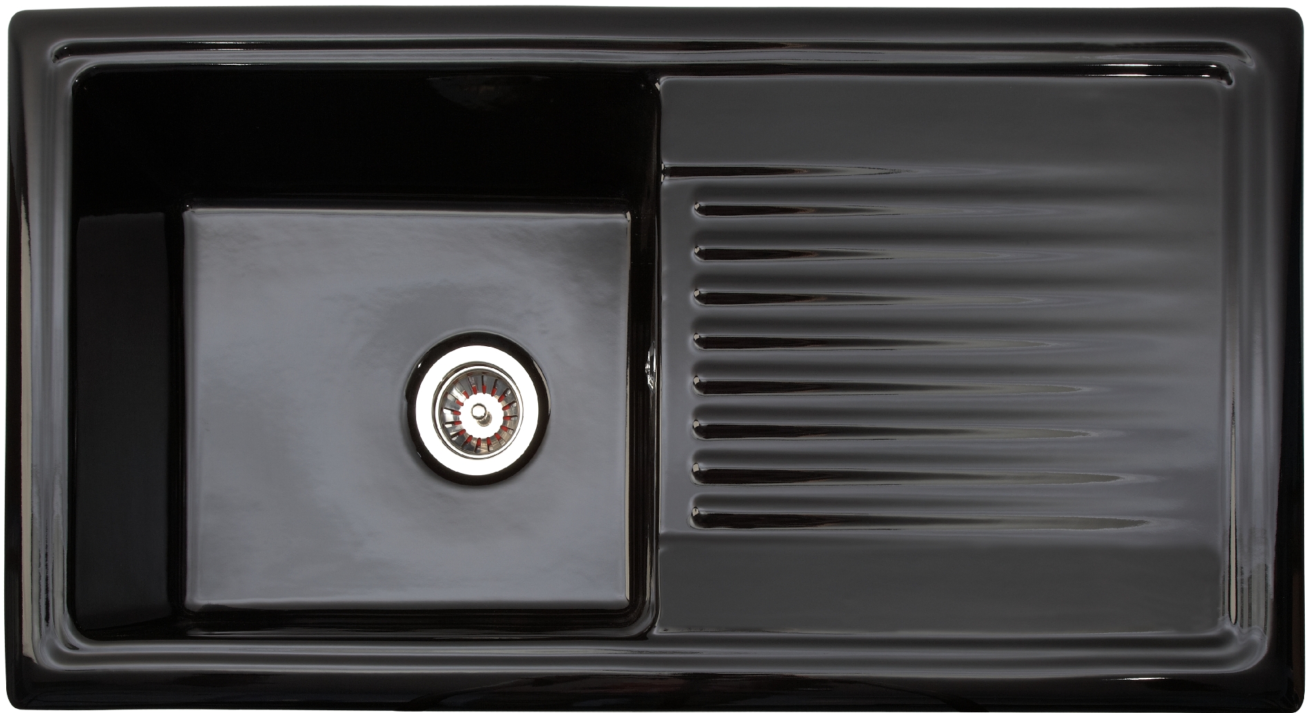 REGINOX SINGLE BOWL BLACK CERAMIC SINK
