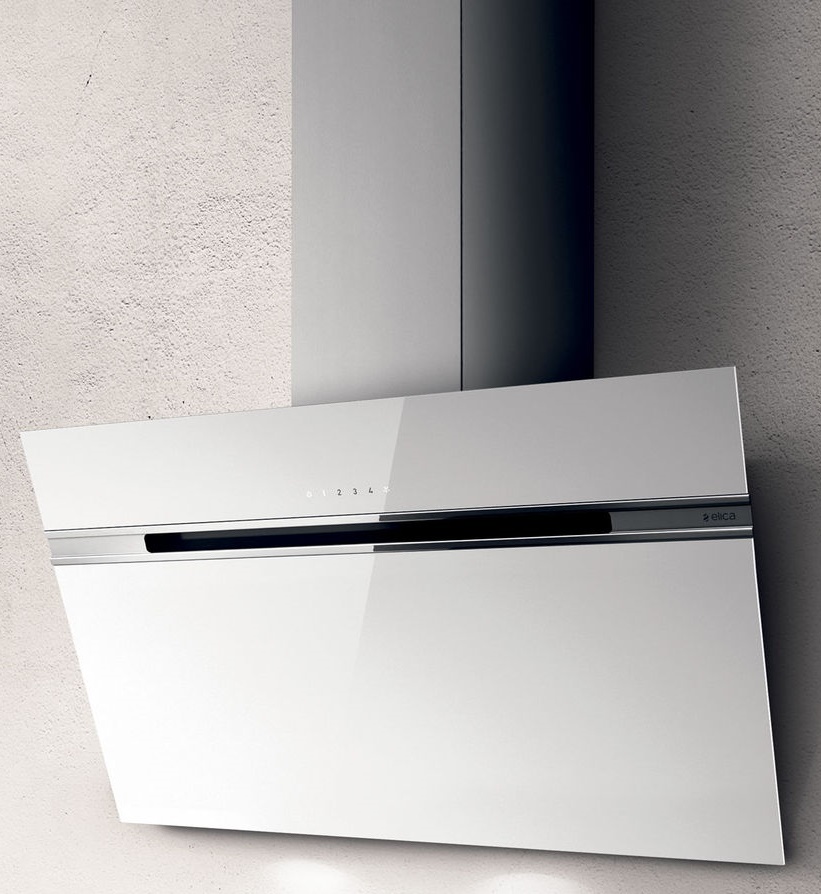 ASCENT LED 90CM WHITE VERTICAL HOOD