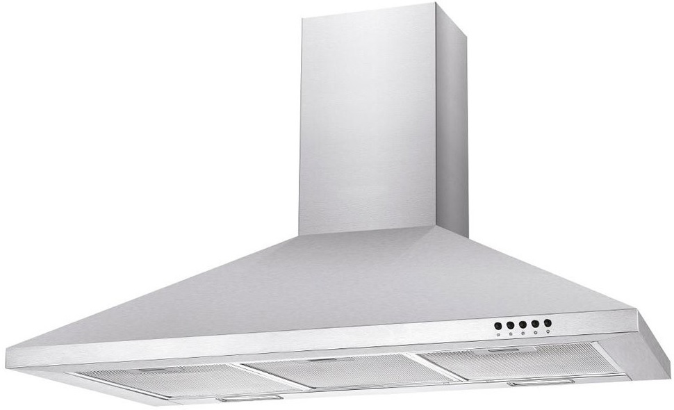 CANDY 90CM CHIMNEY HOOD S/S INC CARBON FILTER
