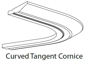 CURVED TANGENT CORNICE - CARTMEL