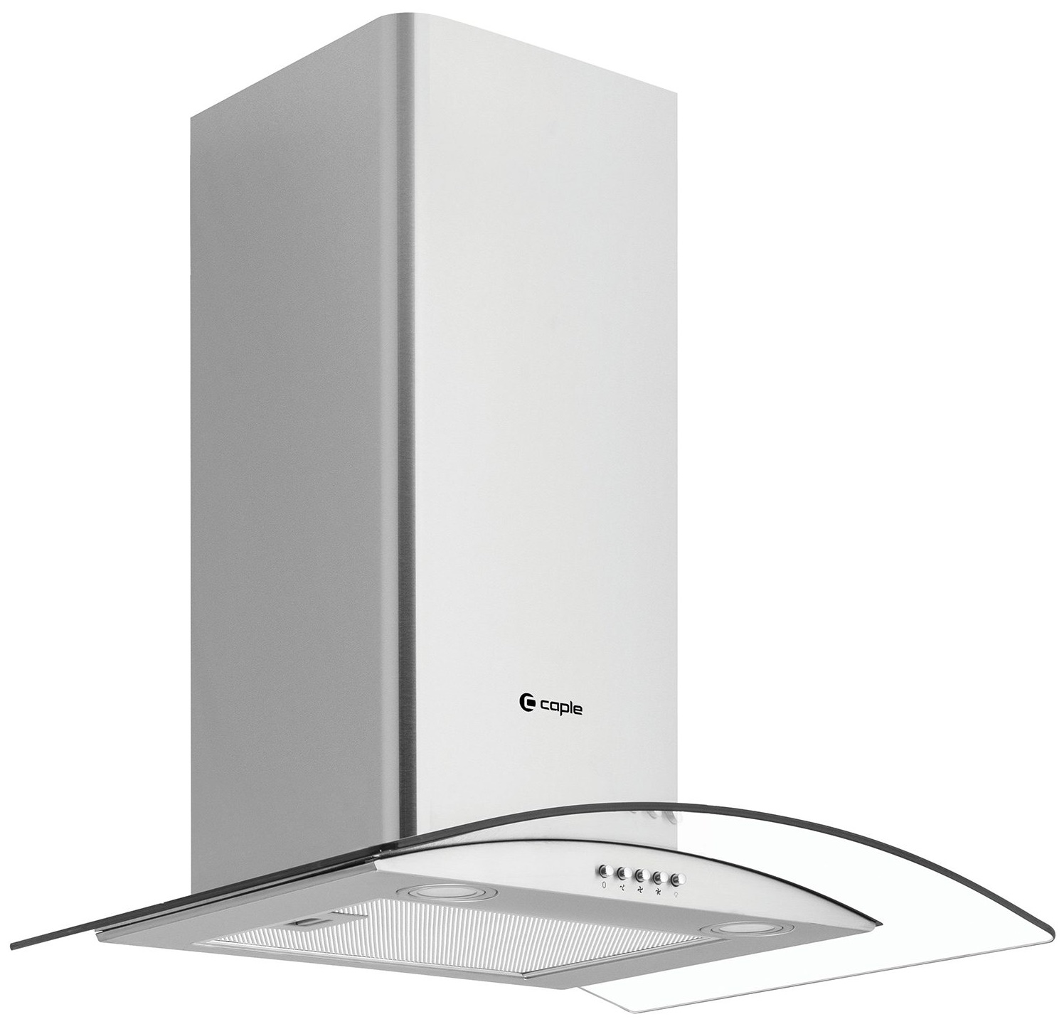 CAPLE 60CM CURVED GLASSS HOOD S/S