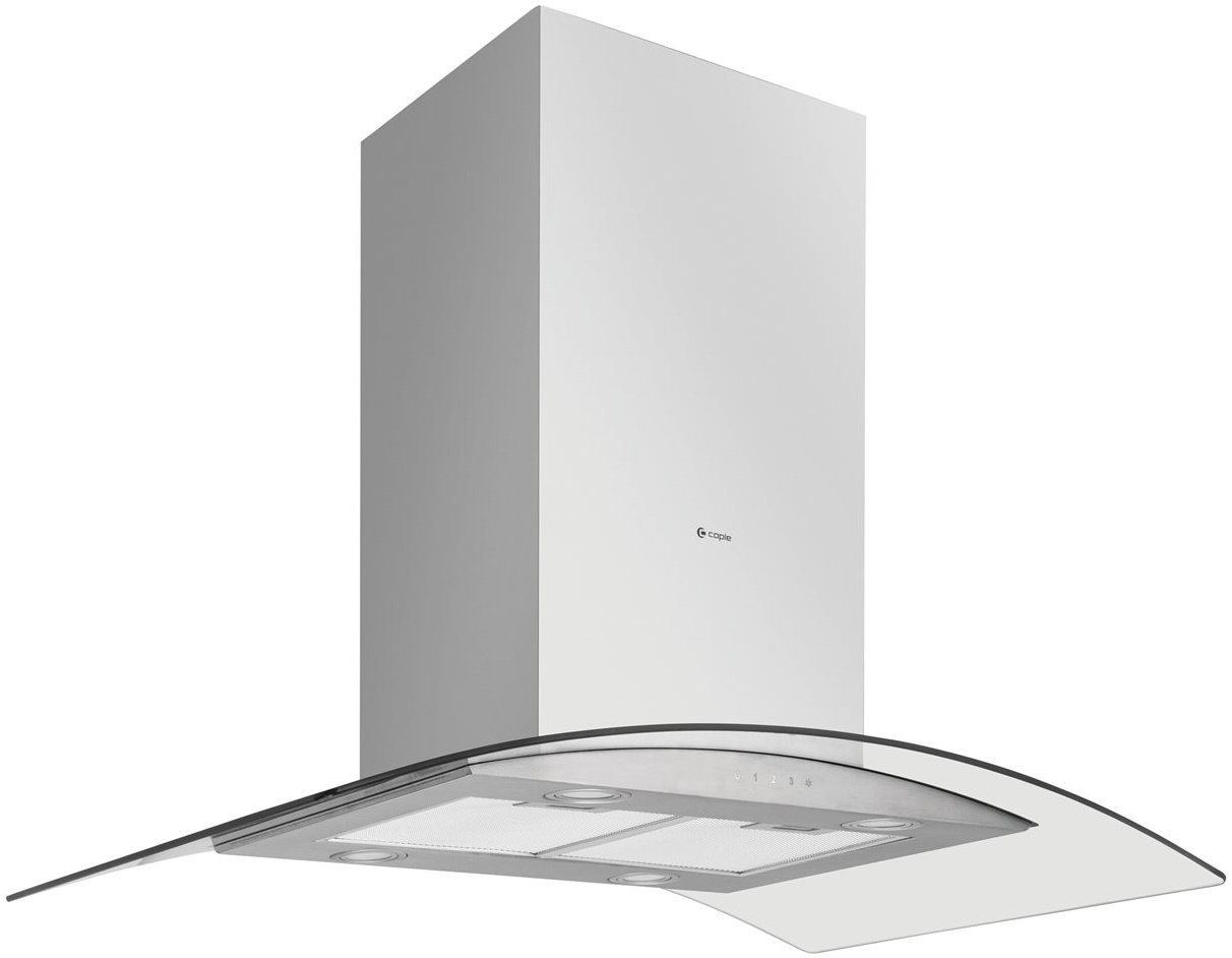 CAPLE 900MM ISLAND HOOD S/S & GLASS