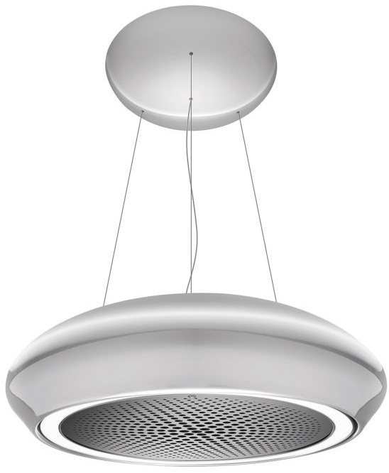 CAPLE ISLAND HOOD CERAMICA SILVER COLOURED 690MM