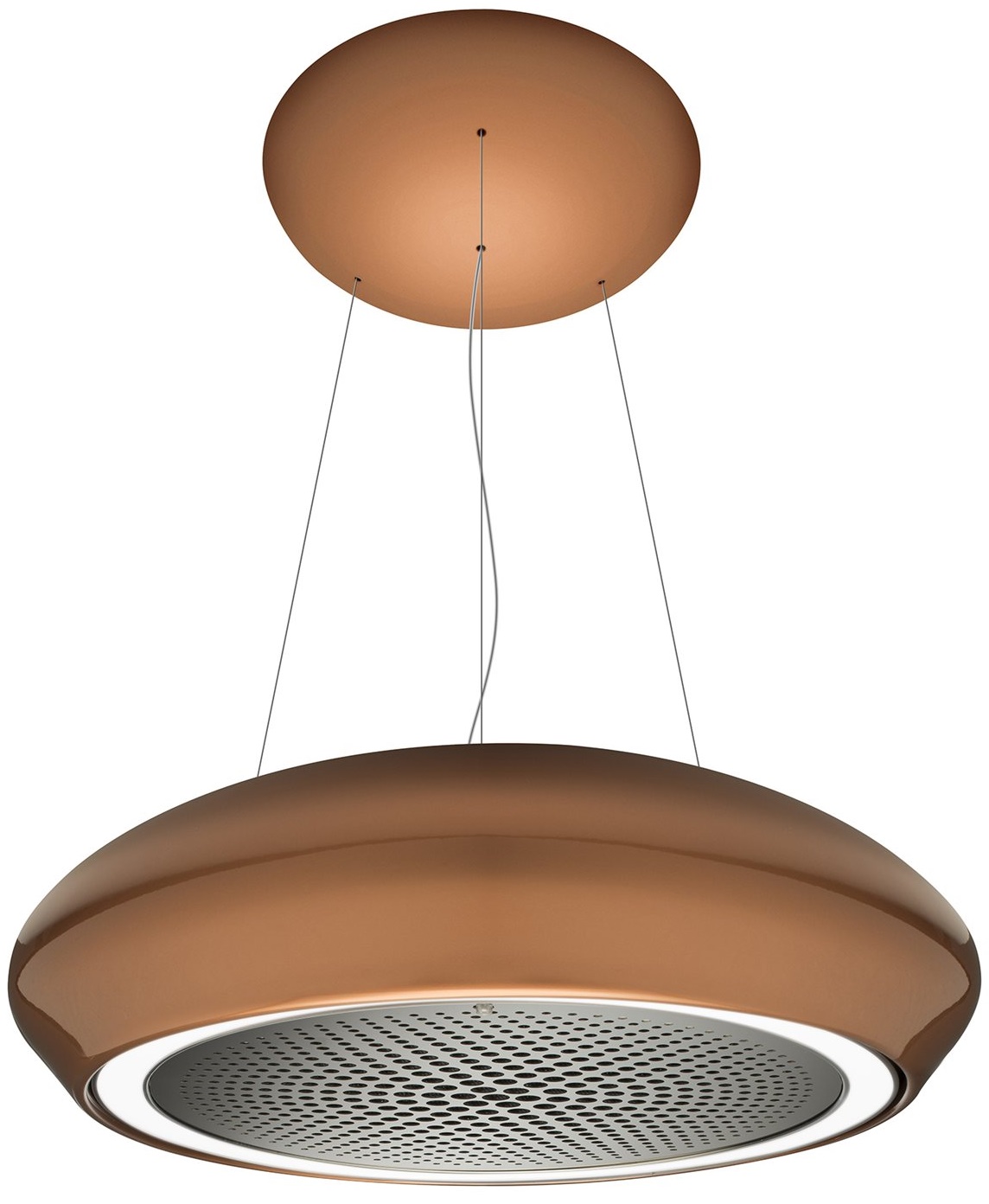 CAPLE CERAMIC ISLAND HOOD COPPER FINISH