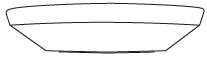 CORNICE 1/4 ROUND CAP 100X100
