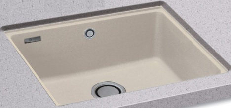 CARRON FIJI 100 SINGLE BOWL UNDERMOUNT GRANITE SINK - CHAMPAGNE