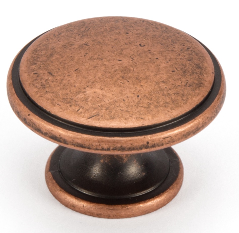 AGED COPPER KNOB HANDLE 40MM