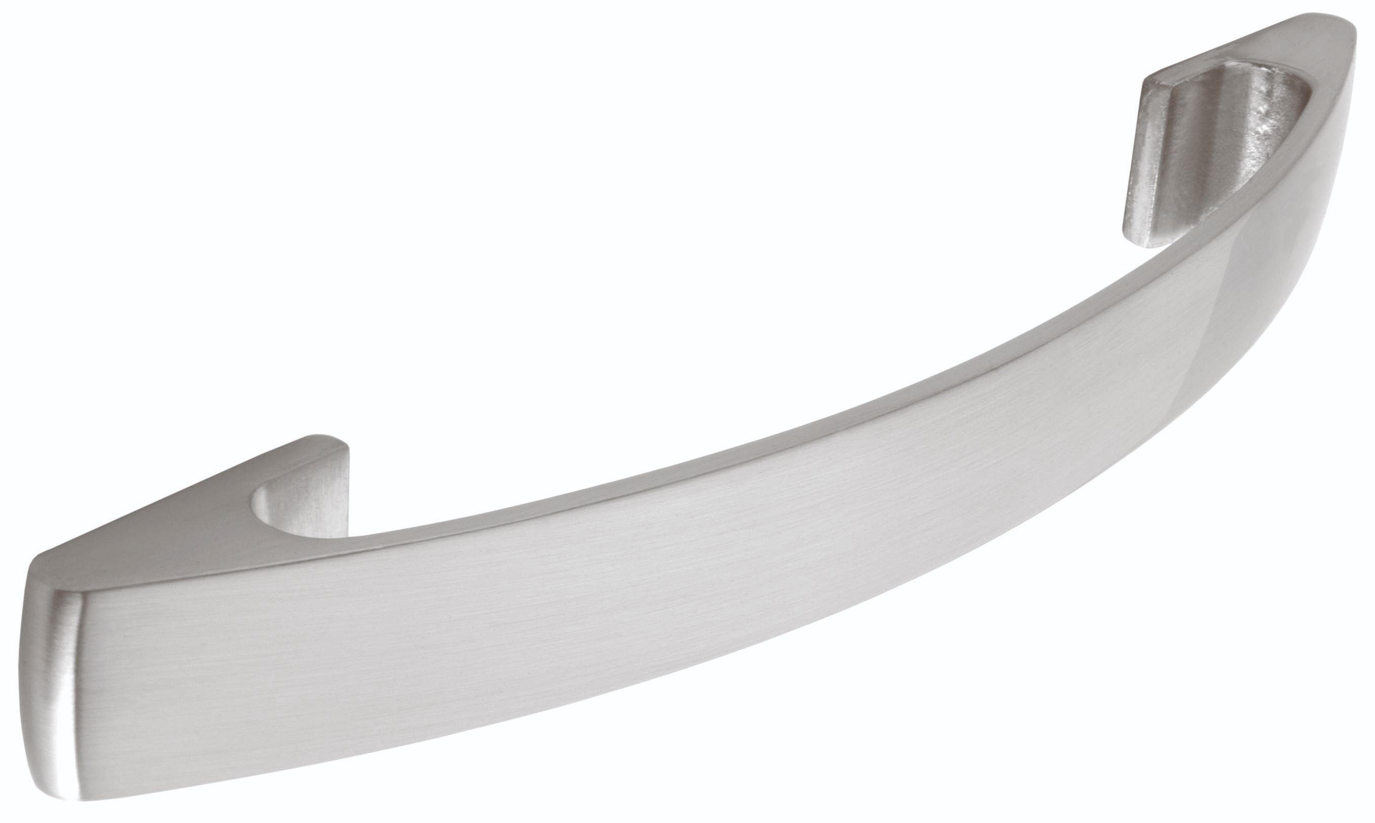 STAINOLESS STEEL EFFECT BOW HANDLE 147MM (128MM CENTRES)