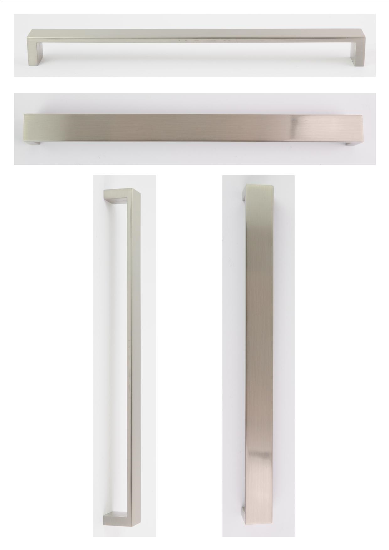 D HANDLE BRUSHED 260MM (256MM CENTRES) - OLD CODE HS24