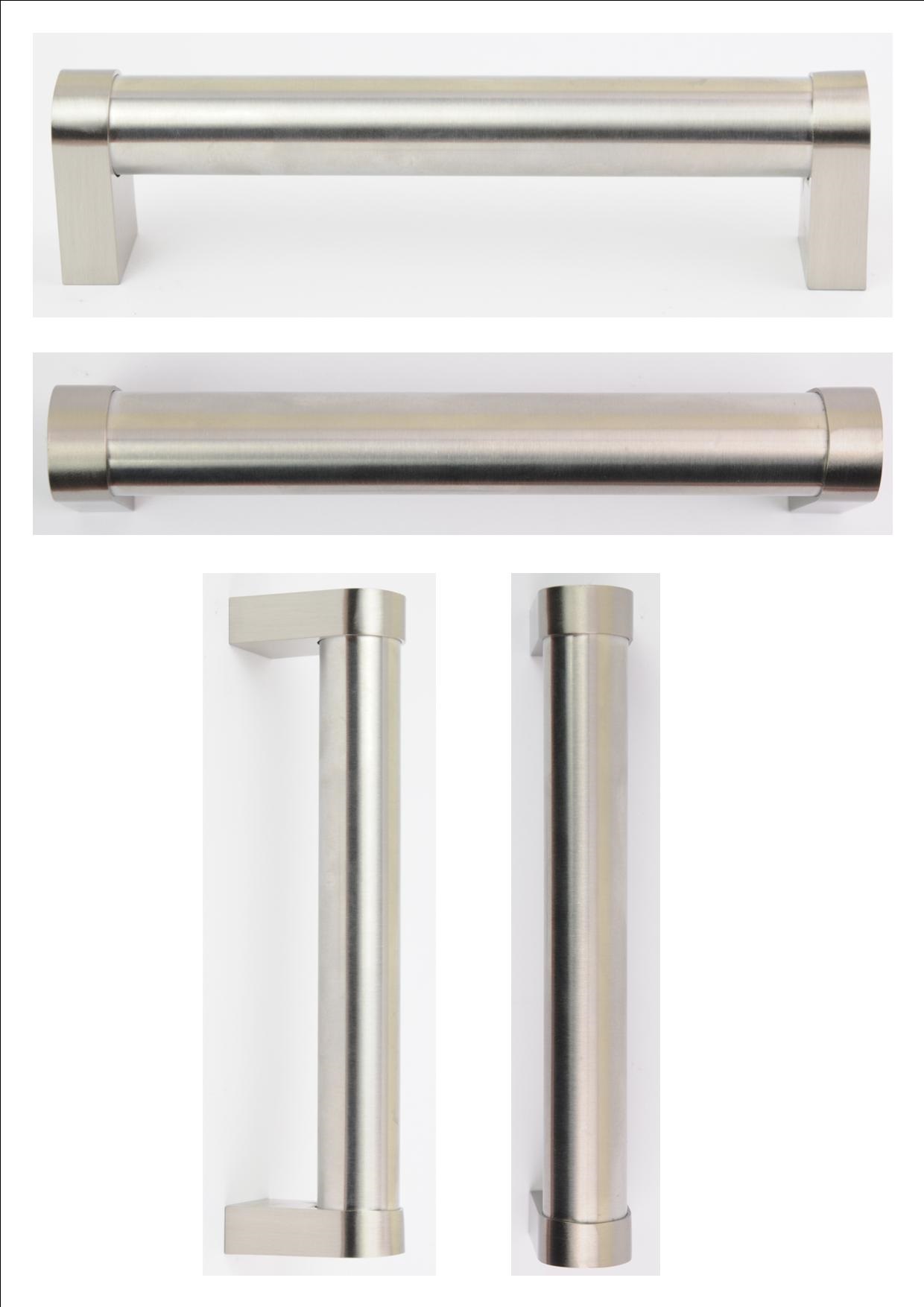 BIG BOSS HANDLE POLISHED STEEL 173MM (160MM CENTRES) - OLD CODE HS29