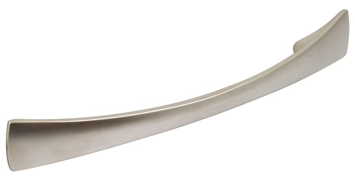 MATT NICKEL BOW HANDLE 183MM (128MM CENTRES)