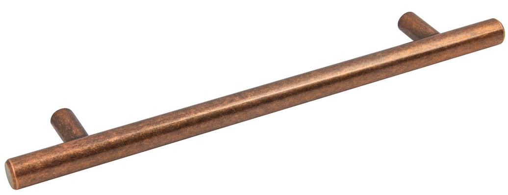 ANTIQUE COPPER EFFECT TBAR 178MM (128MM CENTRES) - OLD CODE HS70