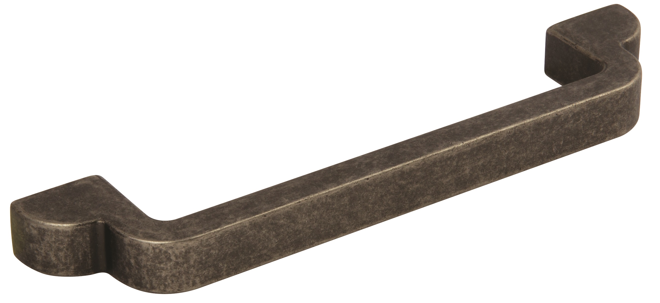 ANTIQUE TIN D HANDLE 148MM (128MM CENTRES) - OLD CODE HS64
