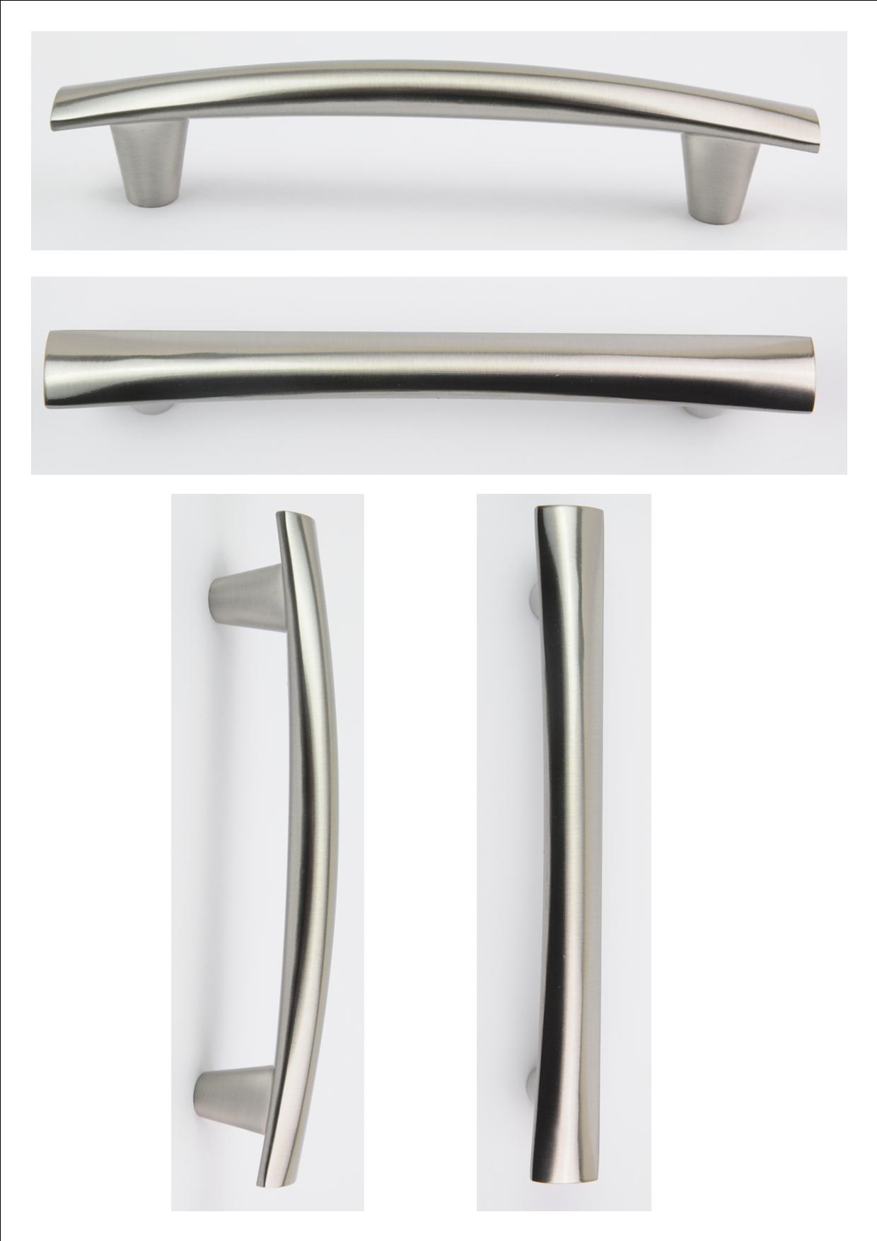Brushed Bow Handle 170MM (128MM CENTRES) - OLD CODE HS33