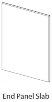 2400X900X18MM END PANEL LUCENTE MATT ANTHRACITE