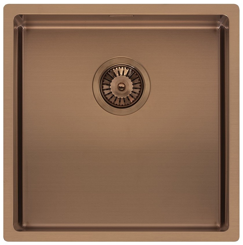 MIAMI 40 SINGLE BOWL SINK - COPPER EFFECT
