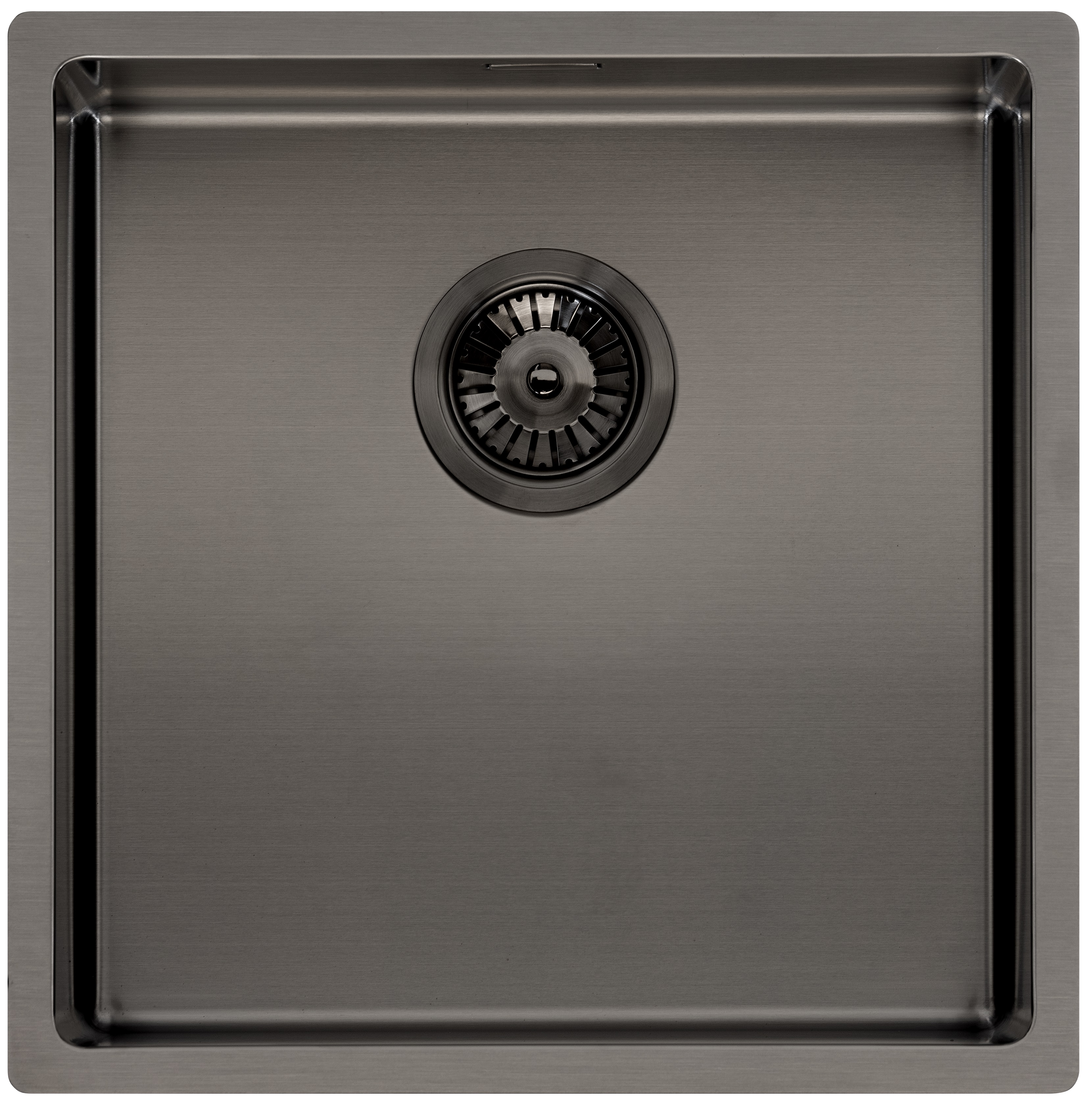 MIAMI 40 SINGLE BOWL SINK - GUNMETAL EFFECT