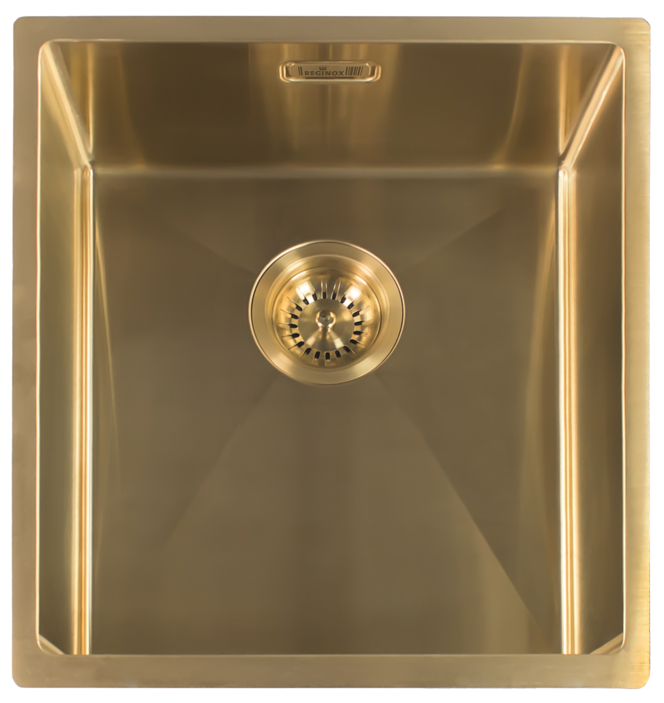 MIAMI 40 SINGLE BOWL SINK - GOLD EFFECT