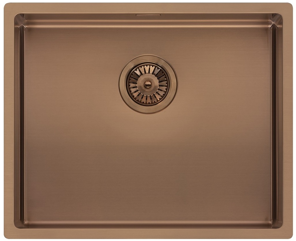 MIAMI 50 SINGLE BOWL SINK - COPPER EFFECT