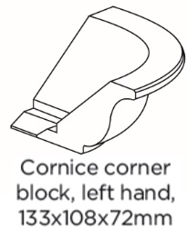 CORNICE BLOCK LEFT HAND