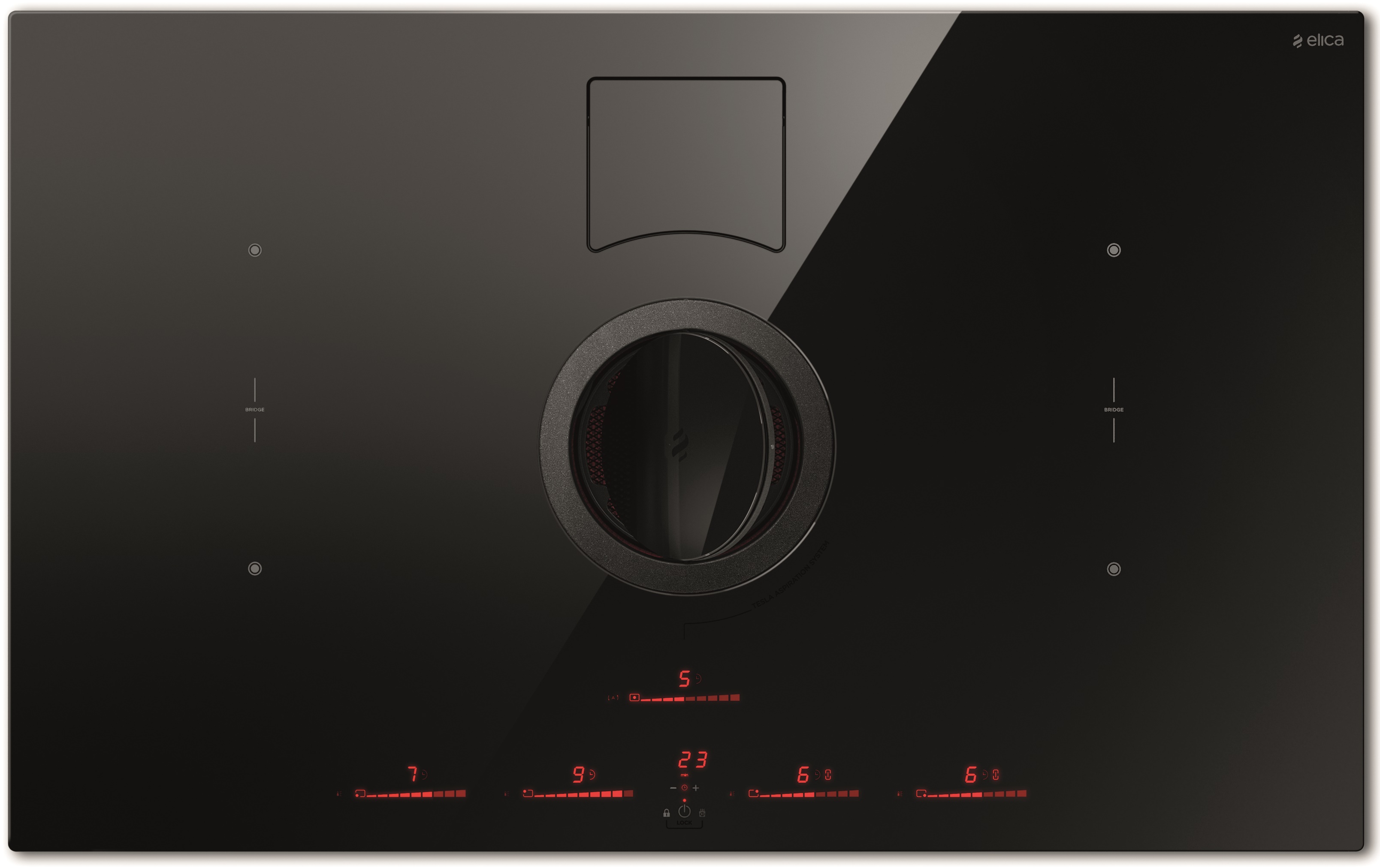 NIKOLATESLA SWITCH BLACK INDUCTION RECIRCULATING VERSION HOB