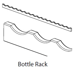 BOTTLE RACK 1500MM