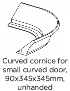 TANGENT CURVED  CORNICE