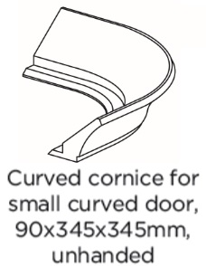 TANGENT CURVED CORNICE
