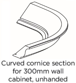 EXTERNAL CURVED CORNICE