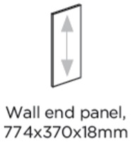 774X370X18MM END PANEL