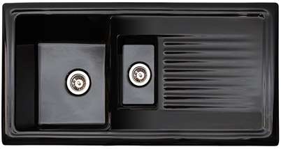 REGINOX 1.5 BOWL BLACK CERAMIC SINK