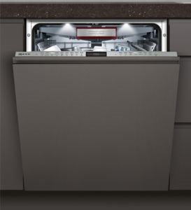 NEFF BUILT IN 60CM DISHWASHER GREY TOUCH CONTROL LCD
