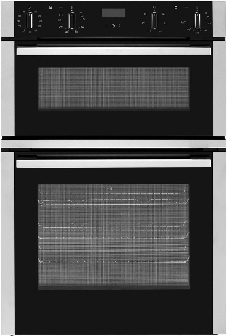 N50 NEFF DOUBLE OVEN BLACK WITH SS TRIM