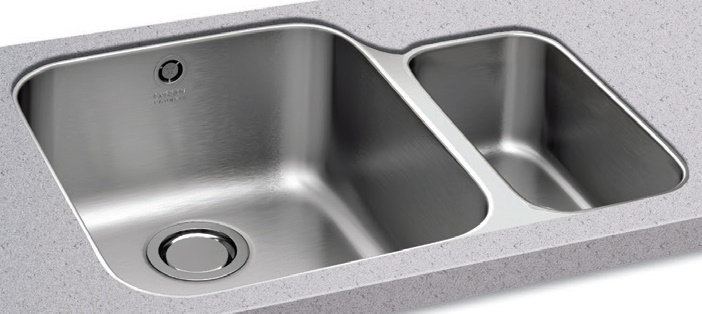 CARRON IBIS UNDERMOUNT 1.5 BOWL S/S SINK RIGHT HAND