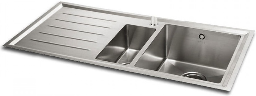 CARRON VELA 1.5 BOWL & HALF SINK LH DRAINER S/S