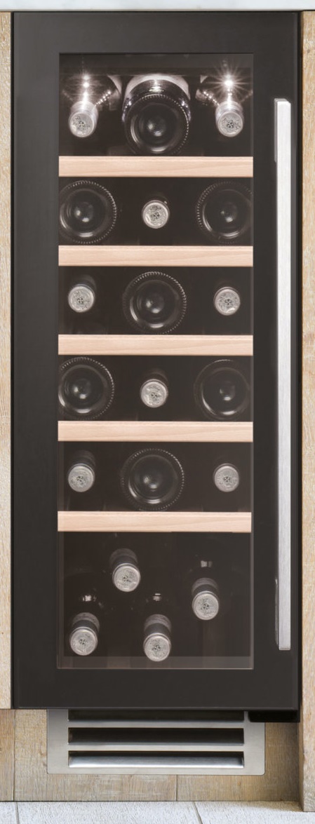 CAPLE 300MM BUILT UNDER WINE COOLER BLACK