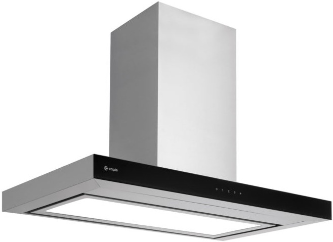 ZODIAC 900MM S/S & BLACK GLASS